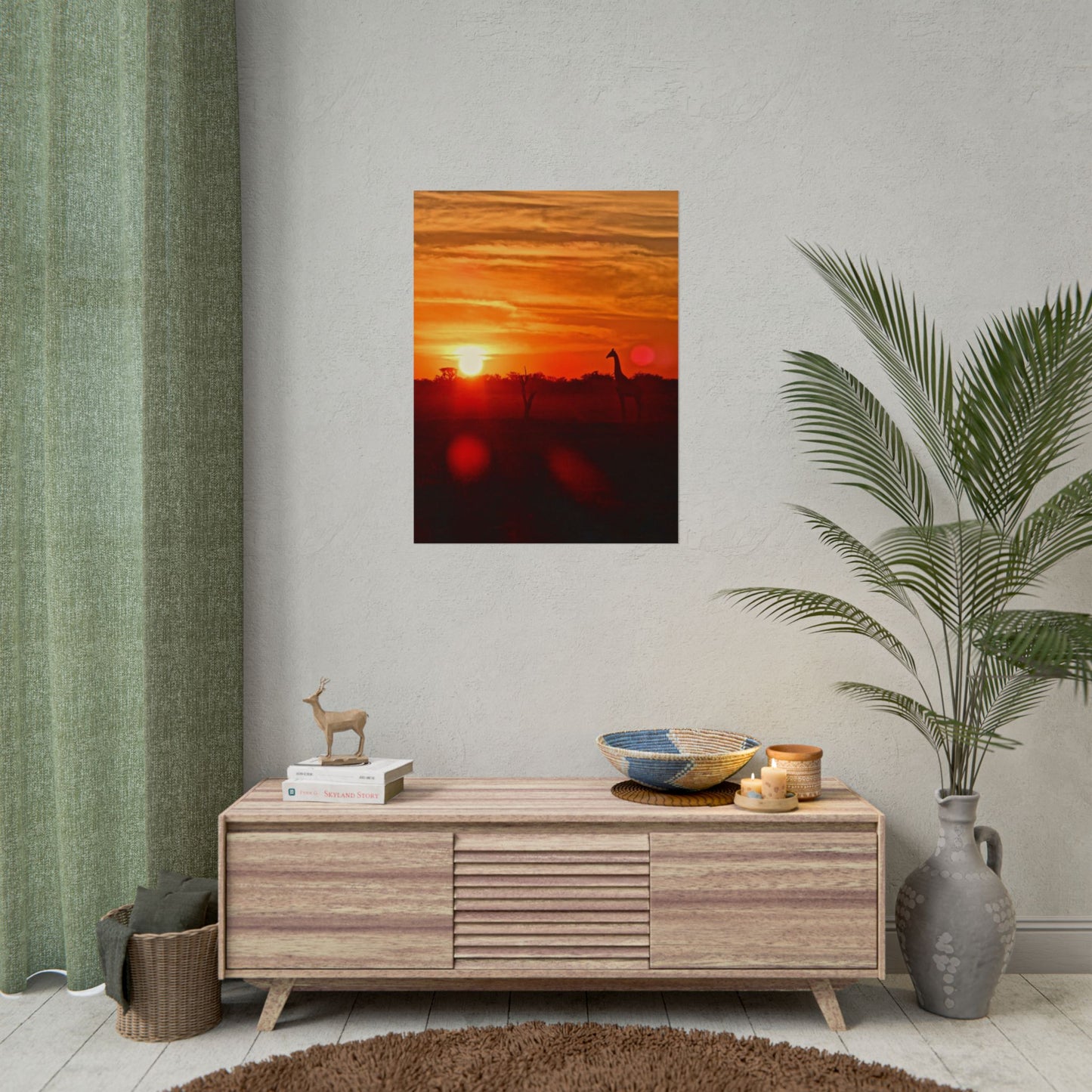 Giraffes at Sunset 2