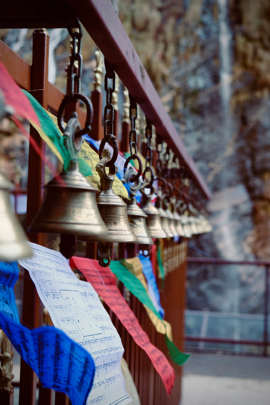 Buddhist Temple Bells in Nepal